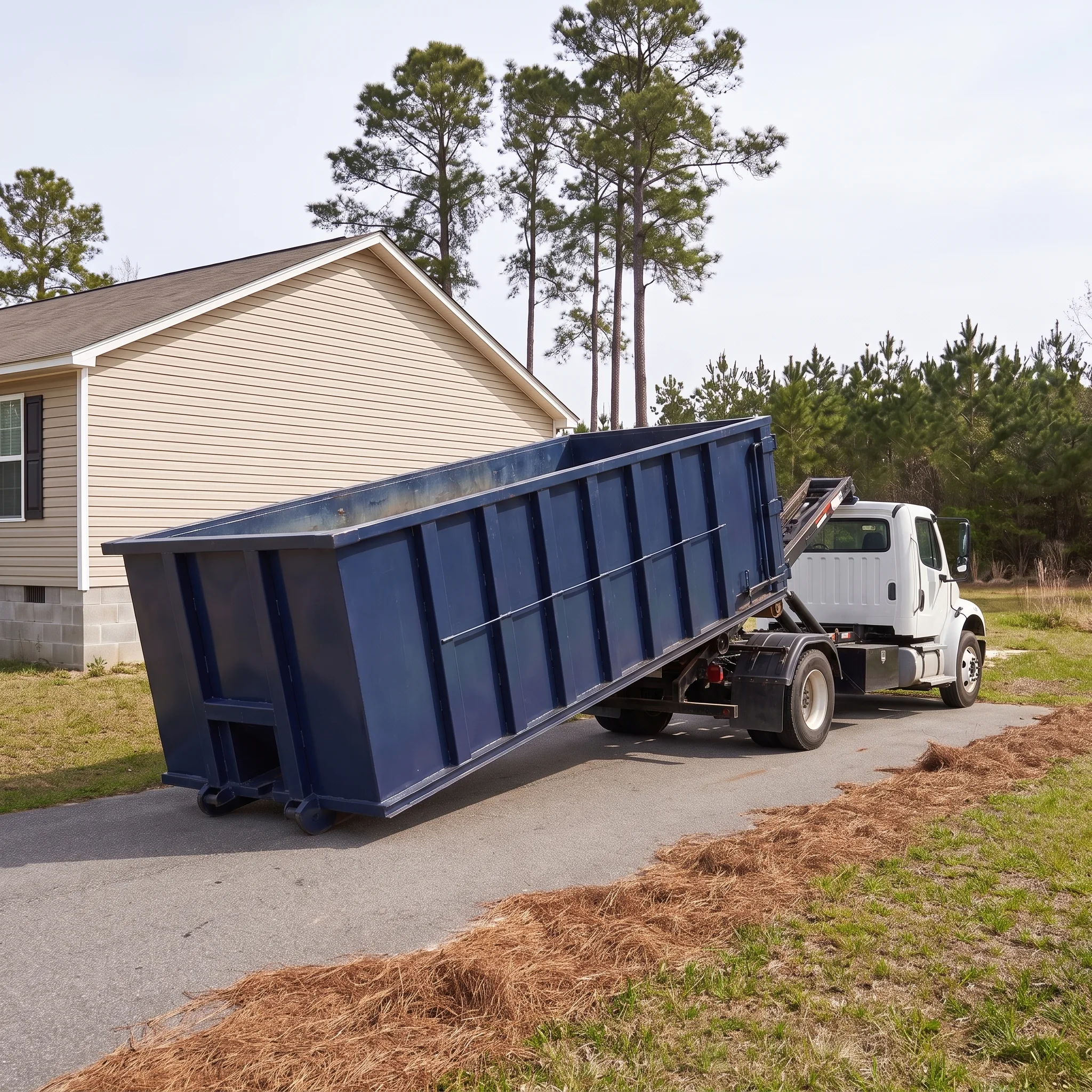 Roll-off dumpster delivery in South Carolina